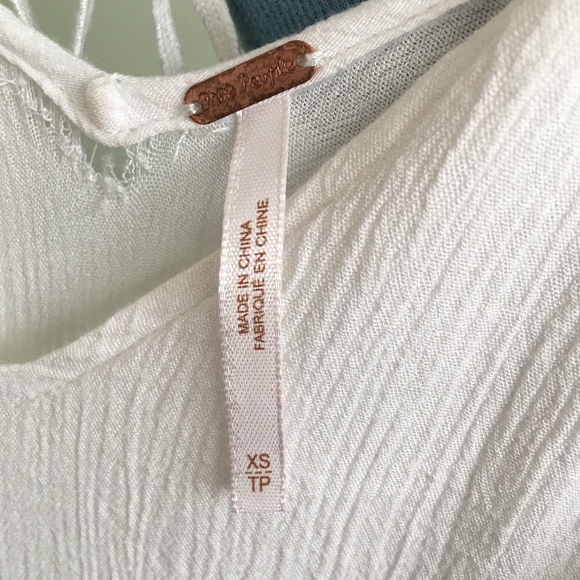 Free People White Lace Insert Sun Dress - Picture 5 of 5